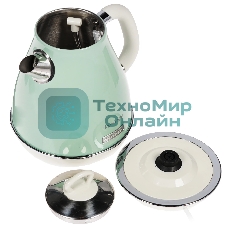 Чайник электрический Ariete Vintage 2869/04 2000 Вт, 1.7 л, зеленый