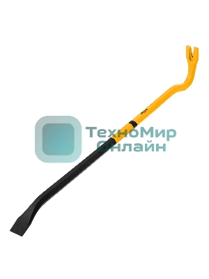 Лом-гвоздодер Denzel 600 мм, шестигранный 16 мм, окрашенный, сталь 65