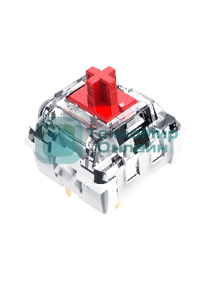 Клавиатура проводная механическая Gembird KB-G600, 87кл, Rainbow, красн.свитчи, 1.8м, черная