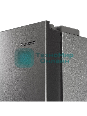 Холодильник Бирюса CD 405 DI темная нержавеющая сталь двухкамерный 289/130л морозилка снизу Side by Side