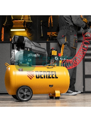 Компрессор воздушный Denzel DK1500/50,Х-PRO (58064) 1,5 кВт, 230 л/мин, 50 л