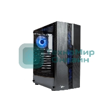 Компьютерный корпус ATX Eurocase A85 4ARGB черный без БП закаленное стекло USB 3.0