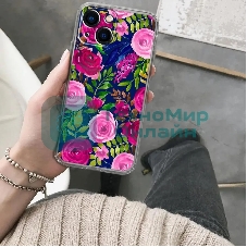 Чехол (клип-кейс) Gresso Air для Apple iPhone 13 прозрачный/рисунок gr17aaae9102