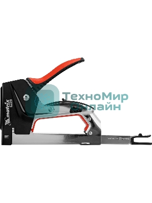 Степлер мебельный Matrix, стальной, быстрая загрузка, тип скобы 53, 4-14 мм, PRO