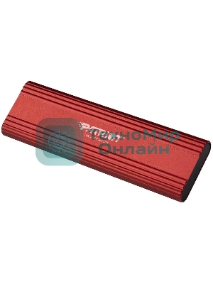 Внешний SSD Patriot Transporter Lite, 4TB, USB 3.2 Gen 2 Type-A/Type-C, R/W 1000/1000, красный
