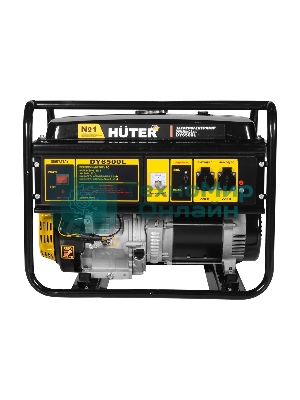 Электрогенератор бензиновый Huter DY6500L, 5.5 кВт, 71 дБ, 74.5 кг