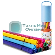Фломастеры Deli EC156-12 ColoRun 12 цветов, пластиковая туба