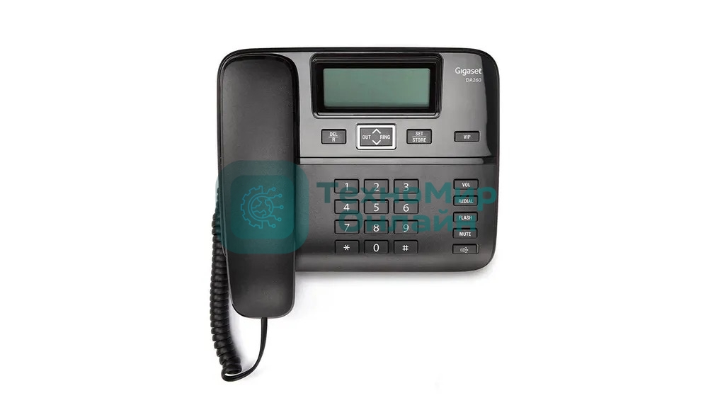 Телефон проводной Gigaset DA260 черный