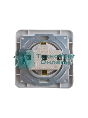 Розетка 1-м CLASSICO с заземл. 2028 бел. ASD/IN HOME 4680005959907