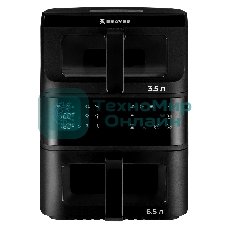 Аэрогриль Brayer 2048BR черный, 2500 Вт, 10 л, сенсор, 10 программ