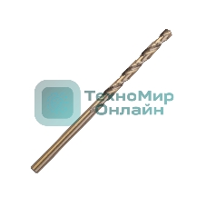 Сверло PATRIOT EXPERT по металлу, Р6М5К5, 3,2 мм, 1 шт в блистере