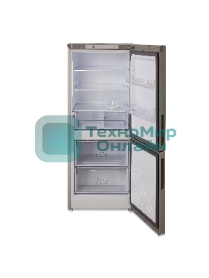 Холодильник Бирюса M6141 металлик двухкамерный 165/60л морозилка снизу