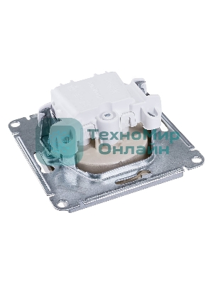 Механизм розетки 1-м СП AtlasDesign без заземл. 16А алюм. SchE ATN000341