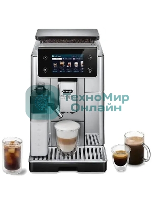 Кофемашина DeLonghi ECAM630.55.SSM 1450Вт черный/серебристый