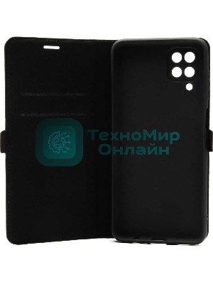 Чехол (флип-кейс) BORASCO Book Case, для Samsung Galaxy M32, черный [40353]