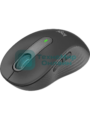 Мышь беспроводная Logitech Signature M650 графитовый, 4000 dpi, радиоканал, Bluetooth, USB, кнопки - 5