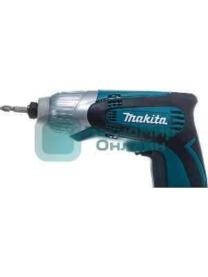 Дрель-шуруповерт Makita TD0100, 230 Вт, 100 Нм, щеточный, ударный