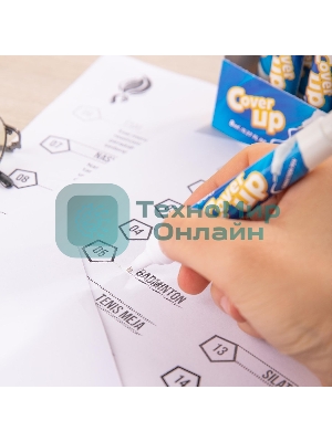 Ручка корректор Deli E7286 шариковый белый 8мл