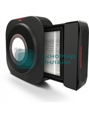 Очиститель воздуха Airgle AG25 чёрный, 9 Вт, 15 м², HEPA-фильтр, угольный фильтр, фотокаталитический фильтр