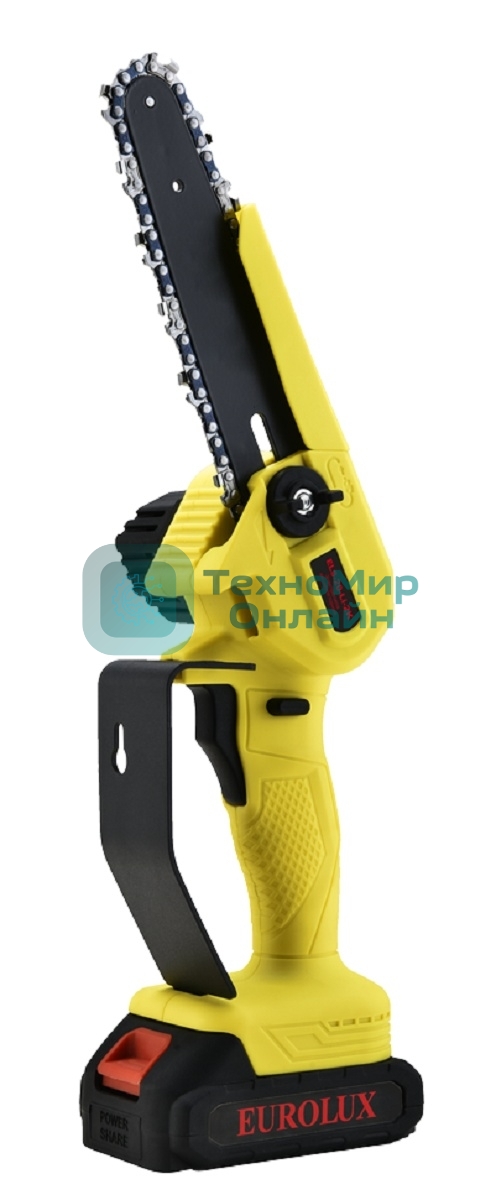 Электропила аккумуляторная Eurolux ELS-20-Li-2К (с 2-мя АКБ 2А*ч и ЗУ в комплекте) 70/10/55