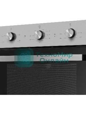 Шкаф духовой электрический Maunfeld AEOC6040S, 60л, дверца с 3 стеклами, нержавеющая сталь