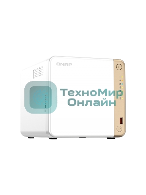Сетевое хранилище NAS Qnap Original TS-462-4G 4-bay настольный Celeron N4505