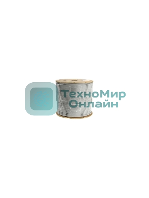 Кабель NEOMAX NM710002 U/UTP cat.5e 4x2x0.52, 24 AWG, медь, внутренний, PVC, 305м, серый