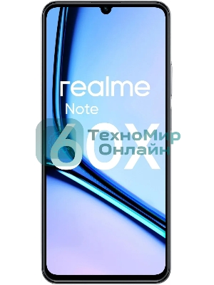 Смартфон Realme Note 60х, 3/64Gb, черный