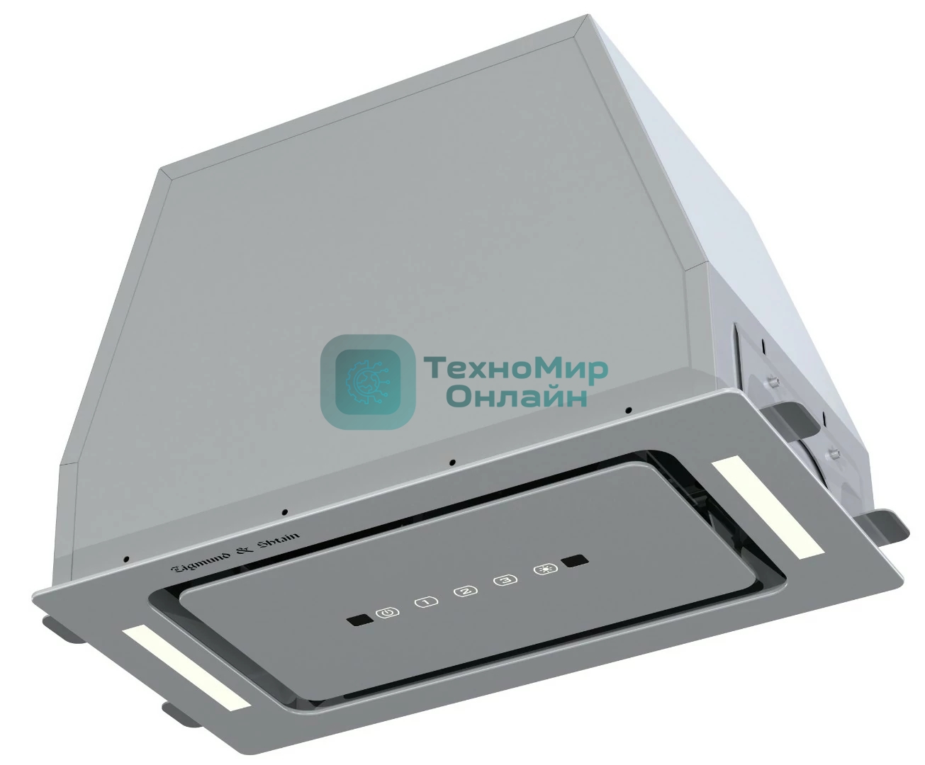 Вытяжка встраиваемая Zigmund & Shtain K 014.5 S нержавеющая сталь, 52 см, 1100 куб. м/ч, 62 дБ