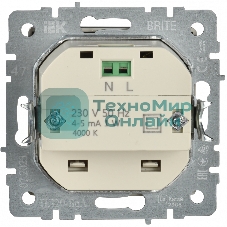 Подсветка светодиодная встраиваемая IEK BRITE ПЛ20-БрА (BR-FL20-K47) алюминий