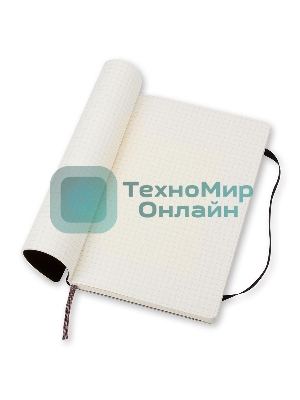 Блокнот Moleskine CLASSIC SOFT QP617 Large 130х210мм, 192 страниц, клетка, мягкая обложка, черный