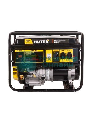 Электрогенератор бензиновый Huter DY6.5A, 5.5 кВт, 84 дБ, 73.3 кг