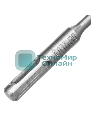 Бур по бетону Denzel цельная крестовая пластина, 6x265 мм, SDS PLUS