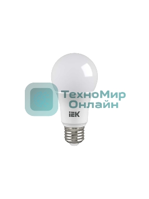 Лампа cветодиодная IEK LLE-A60-15-230-30-E27 ECO A60 шар 15Вт 230В 3000К E27