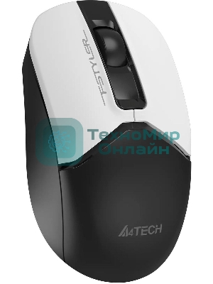 Мышь беспроводная A4Tech Fstyler FG12S белый/черный, 1200 dpi, радиоканал, USB, кнопки - 3