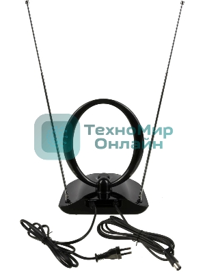 Антенна телевизионная Hyundai H-TAI400 30дБ активная черный