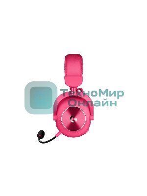 Гарнитура беспроводная/проводная игровая Logitech G Pro X 2 Wireless, розовый 981-001275