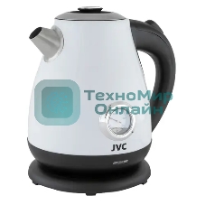 Чайник электрический JVC JK-KE1717 белый, объем 1.7 л, максимальная мощность 2200 Вт