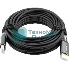 Кабель аудио-видео Cactus CS-HDMI-AOC-2-10 HDMI (m)/HDMI (m) 10м. позолоч.конт. черный