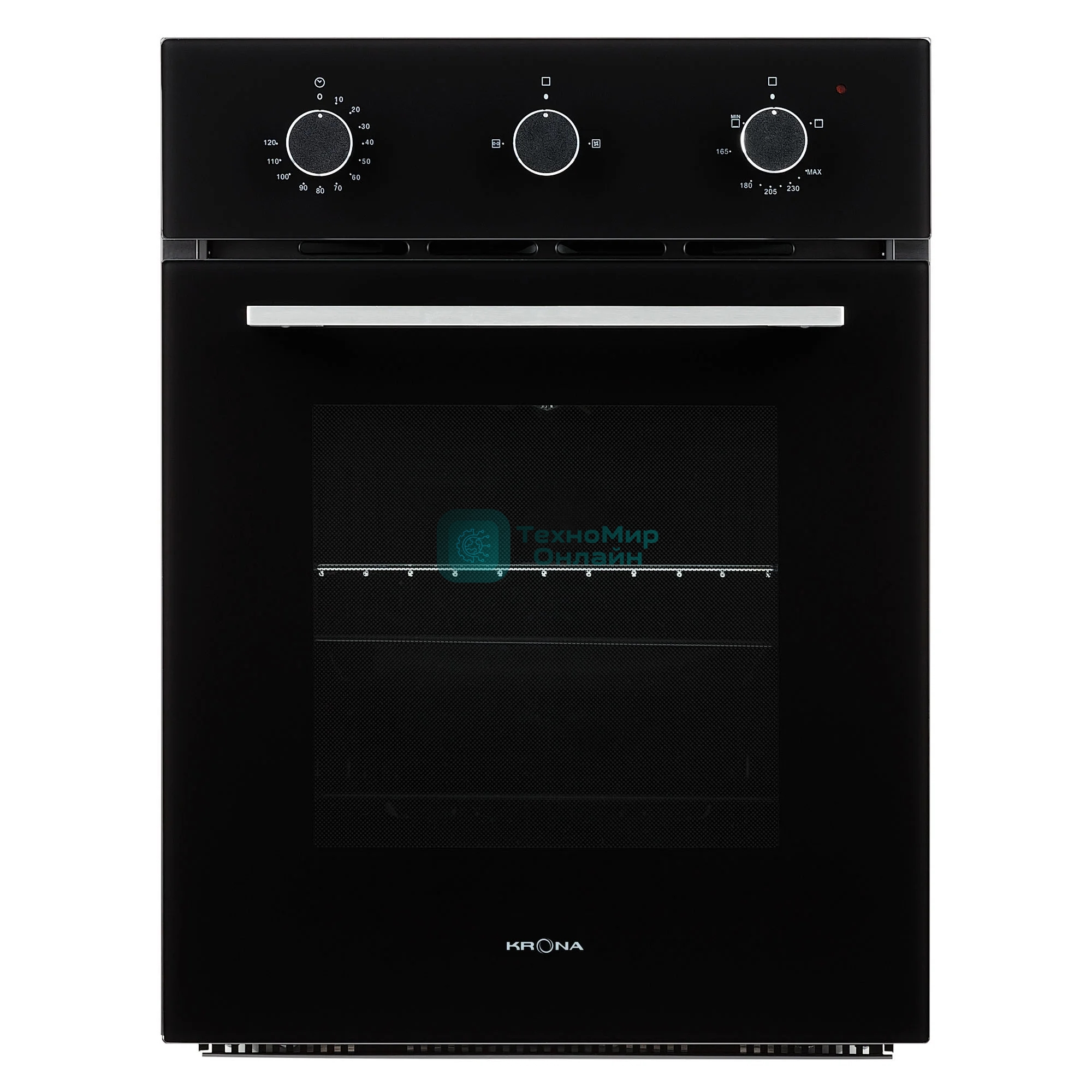 Духовой шкаф газовый Krona STRETTO 45 BL черный