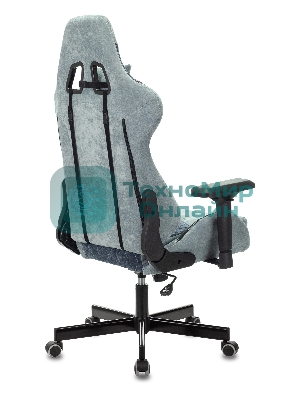 Кресло Бюрократ VIKING 7 KNIGHT BL FABRIC синий, ткань, 120 кг, механизм качания