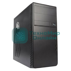 Компьютерный корпус MidiTower Powerman ES861 черный PM-450ATX 4*USB 2.0 Audio mATX