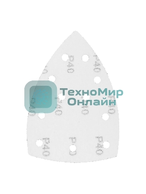 Треугольник абразивный Denzel на ворc. подложке под 