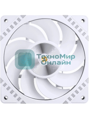 Вентилятор для корпуса JONSBO HF2-120WR Reverse (120x120x25мм, 4-pin PWM, ARGb, 63.3CFM, 29.5dBA, 2200RPM, белый)