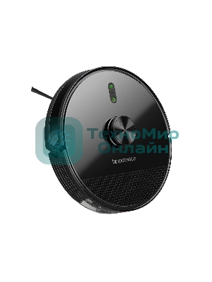 Робот-пылесос TopDevice TDSRC003_BK черный, 40 Вт, 2600 мА·ч Li-Ion, уборка влажная/сухая, пылесборник контейнер 0.4 л