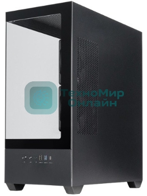 Компьютерный корпус Chieftec Vista черный без БП ATX 3x120мм 1xUSB2.0 1xUSB3.0 1xUSB3.1 audio bott PSU