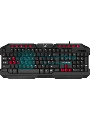 Комплект клавиатура + мышь SVEN GS-9200 игровые клавиатура, мышь и коврик