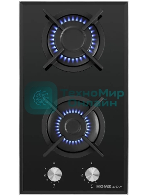 Газовая варочная панель HOMSair HGG321BK независимая, черный
