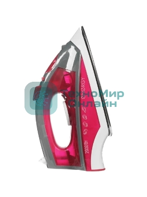 Утюг Energy EN-328 бордовый, 2000 Вт, 18 г/мин, 220 мл