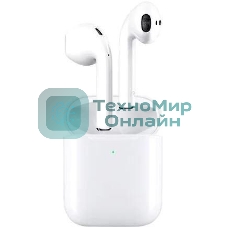 Наушники TWS Aksberry B24 Air Sound белый, вкладыши, Bluetooth, сенсорное управление, разъем Lightning, до 3 ч